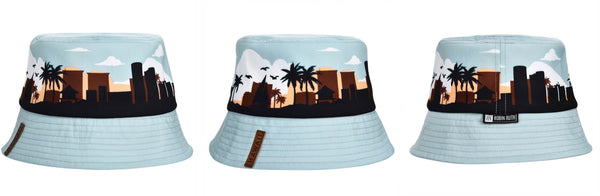 REVERSIBLE FLORAL BUCKET HAT [MULTIPLE COLORS]