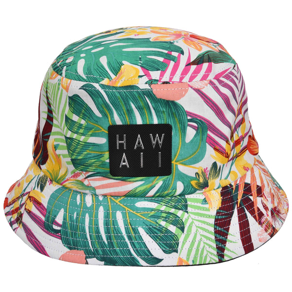 REVERSIBLE FLORAL BUCKET HAT [MULTIPLE COLORS]