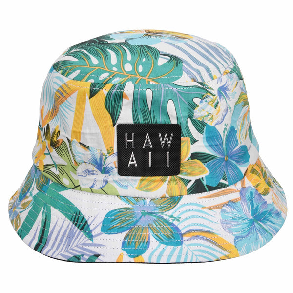 REVERSIBLE FLORAL BUCKET HAT [MULTIPLE COLORS]