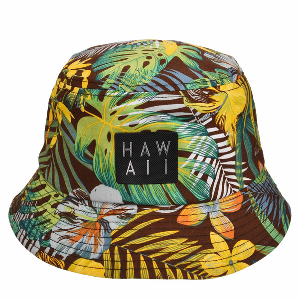 REVERSIBLE FLORAL BUCKET HAT [MULTIPLE COLORS]