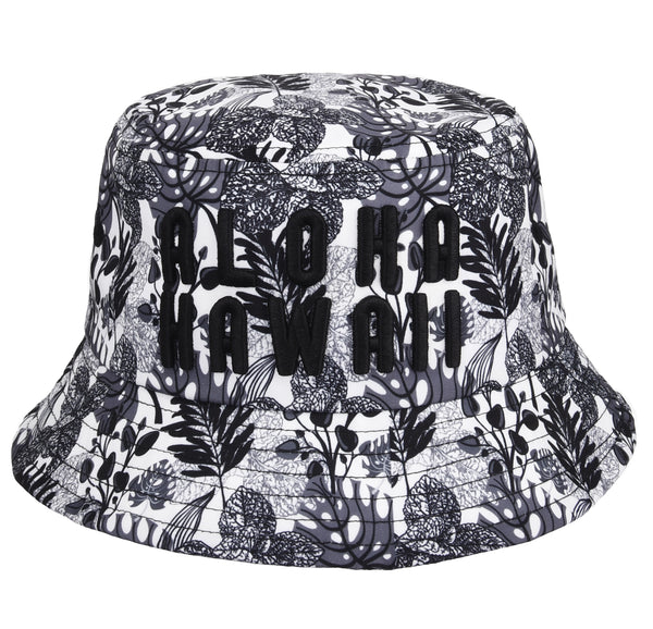 REVERSIBLE FLORAL BUCKET HAT [MULTIPLE COLORS]