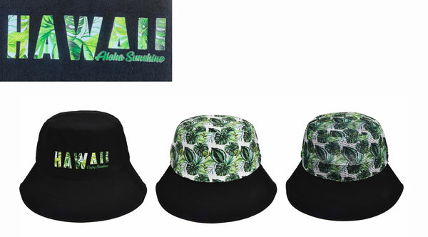REVERSIBLE FLORAL BUCKET HAT [MULTIPLE COLORS]