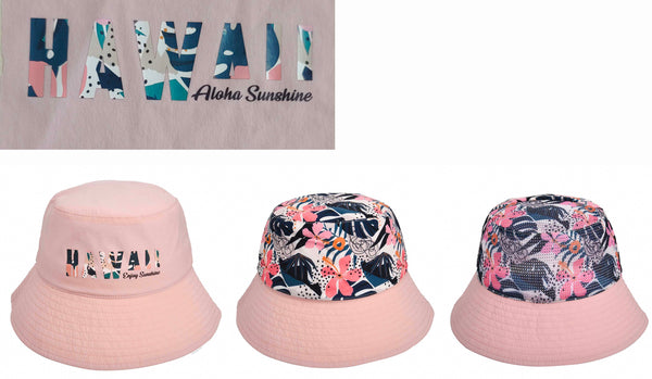 REVERSIBLE FLORAL BUCKET HAT [MULTIPLE COLORS]