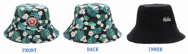 REVERSIBLE FLORAL BUCKET HAT [MULTIPLE COLORS]