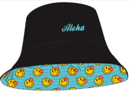 REVERSIBLE FLORAL BUCKET HAT [MULTIPLE COLORS]