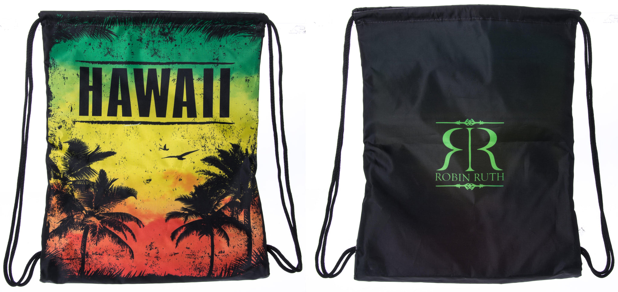 Swing 'em On and Get Palm-Tastic! Aloha Drawstring Backpack - Colors Galore