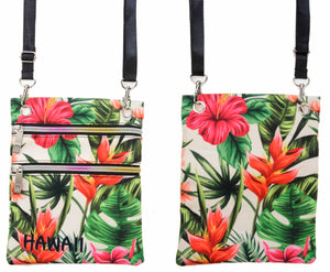 PASSPORT HOLDER BAG - HAWAII FLORAL [MULTIPLE COLORS]