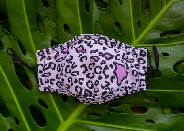 Wild Island Vibes: Cheetah Islands Chain Face Mask - Stay Stylish and Protected!