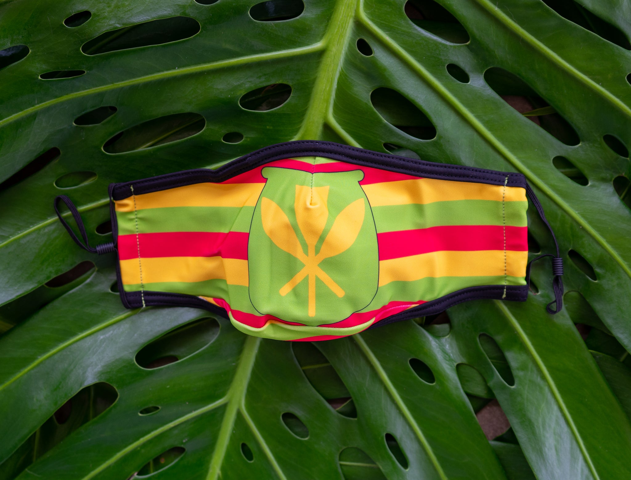 HAWAII STATE FLAG FACE MASK STRETCH ATHLETIC FABRIC [MULTIPLE COLORS]