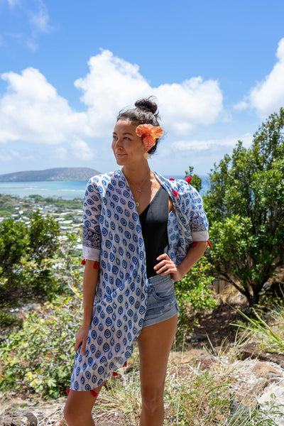 Island Elegance: Aloha Kimono Coverups