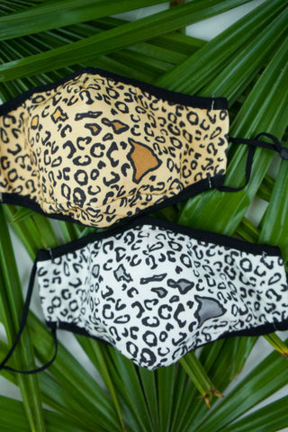 Wild Island Vibes: Cheetah Islands Chain Face Mask - Stay Stylish and Protected!