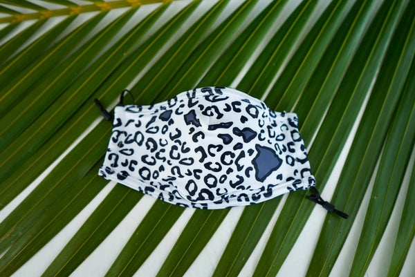 Wild Island Vibes: Cheetah Islands Chain Face Mask - Stay Stylish and Protected!