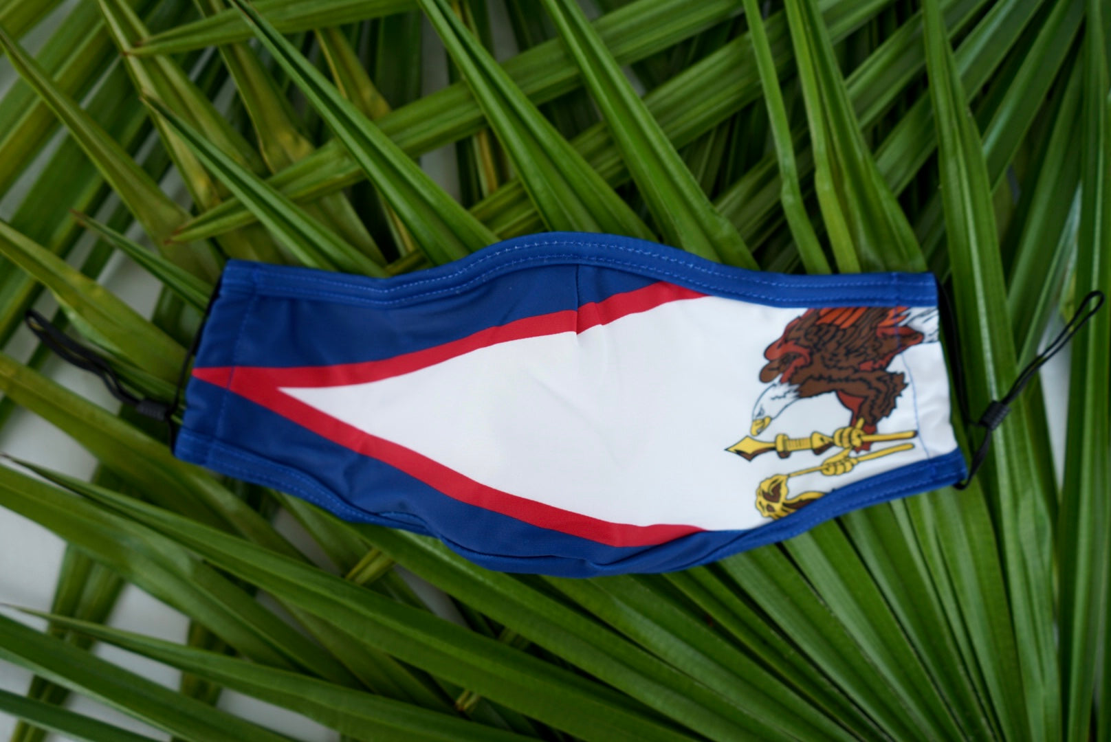 SAMOA FLAG MASK STRETCH ATHLETIC FABRIC