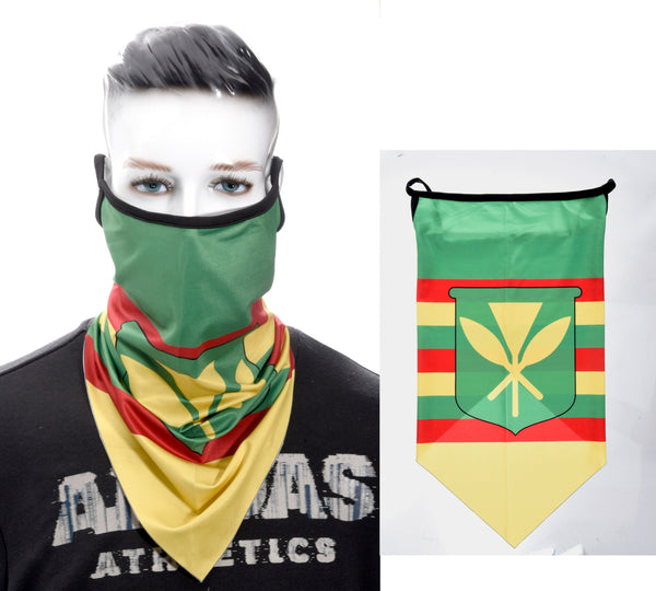 NECK GAITORS (UNISEX) FLAGS STRETCH FABRIC With Nose Clip [MULTIPLE COLORS]
