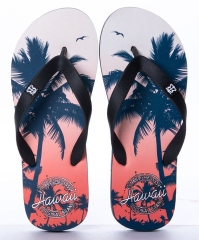 Keep Your Feet Cool and Stylish with the Hawaii Stamp Palm Flip Flop