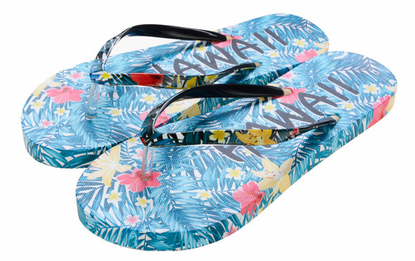 Hawaiian Breeze: The Comfy and Stylish Floral Flip Flops for Ladies - Plenny Styles