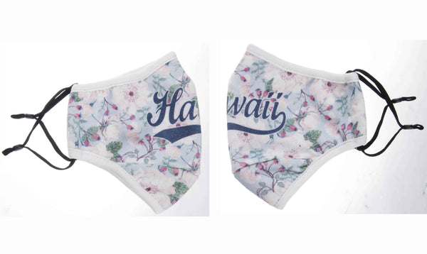 HAWAII ALOHA FLORAL COTTON/POLY FABRIC [MULTIPLE COLORS]