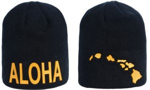 Stay Warm with Island Aloha: Beanie with Island Chain Design