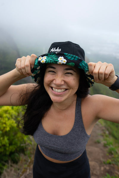 REVERSIBLE FLORAL BUCKET HAT [MULTIPLE COLORS]