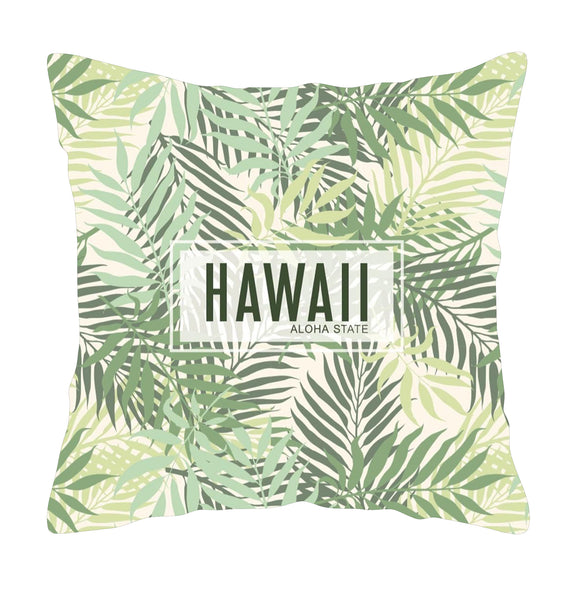 PILLOW COVER- TROPICAL LEAVES