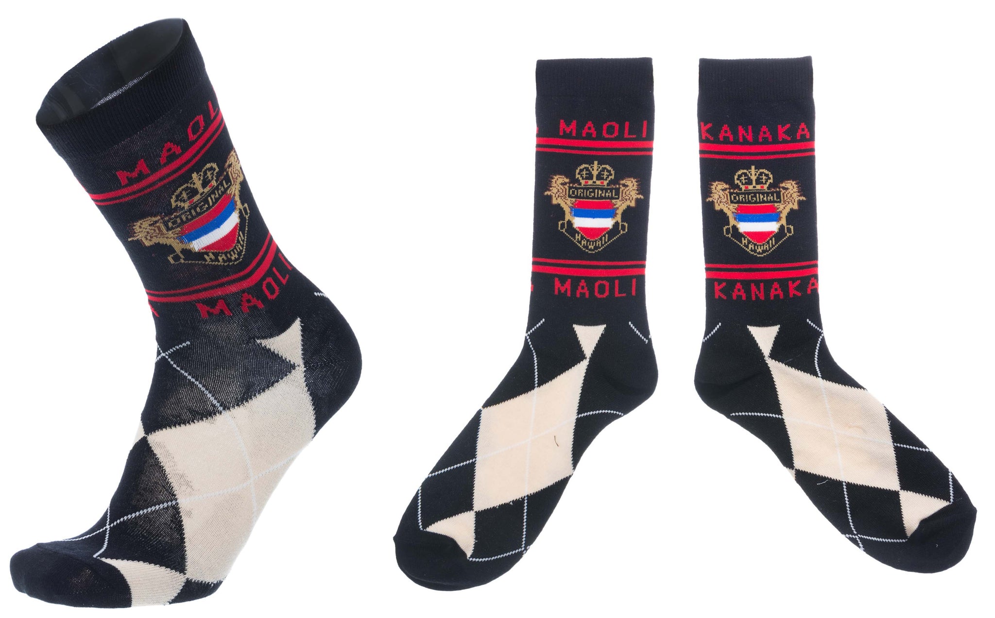 Experience Hawaiian bliss with our iconic crew sock