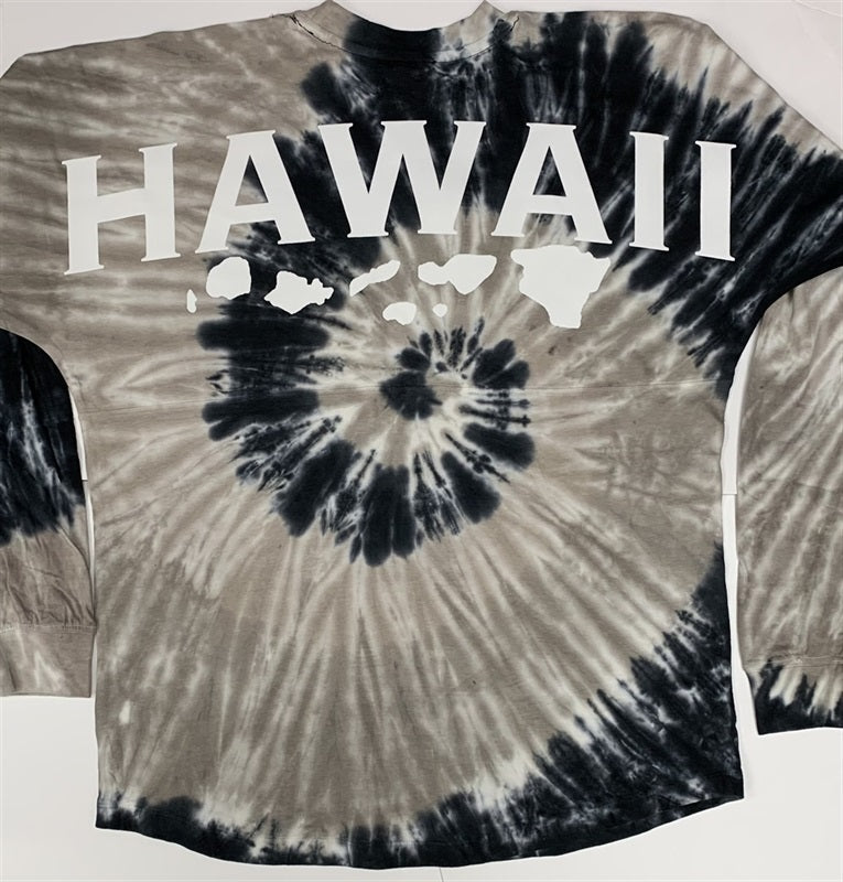 Hawaii Tie Dye UNISEX Long Sleeve Jersey Tee