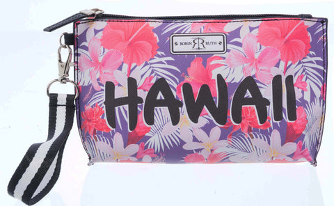 Tropical Retreat: Hawaiian Palms Clutch/Wallet in Various Colors